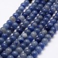 thumbnail image 3 of 5 Strands 8mm Natural Blue Aventurine Gemstone Round Loose Spacer Beads for Jewelry Making 15.2" (240~225pcs), 3 of 4
