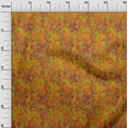 thumbnail image 2 of oneOone Viscose Chiffon Orange Fabric Batik Sewing Fabric By The Yard Printed Diy Clothing Sewing Supplies 42 Inch Wide, 2 of 4