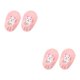 thumbnail image 3 of Calcetines antideslizantes Jumpingount para bebé corto de algodón Rosado METRO 2Conjunto, 3 of 6
