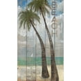 thumbnail image 2 of Fisk, Arnie 15x24 Black Ornate Wood Framed with Double Matting Museum Art Print Titled - Beach Sign, 2 of 4
