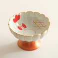 thumbnail image 5 of PuSpu Ceramic High-Leg Fruit Plate – Mini Pedestal Bowl for Home Decoration & Kitchen Utensils, 5 of 6