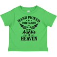 thumbnail image 3 of Inktastic Handpicked for Earth By My Auntie in Heaven with Angel Wings Boys or Girls Toddler T-Shirt, 3 of 5