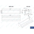 thumbnail image 5 of 62 in. Stainless Steel Tubular Glass Rack Shelf, 5 of 5