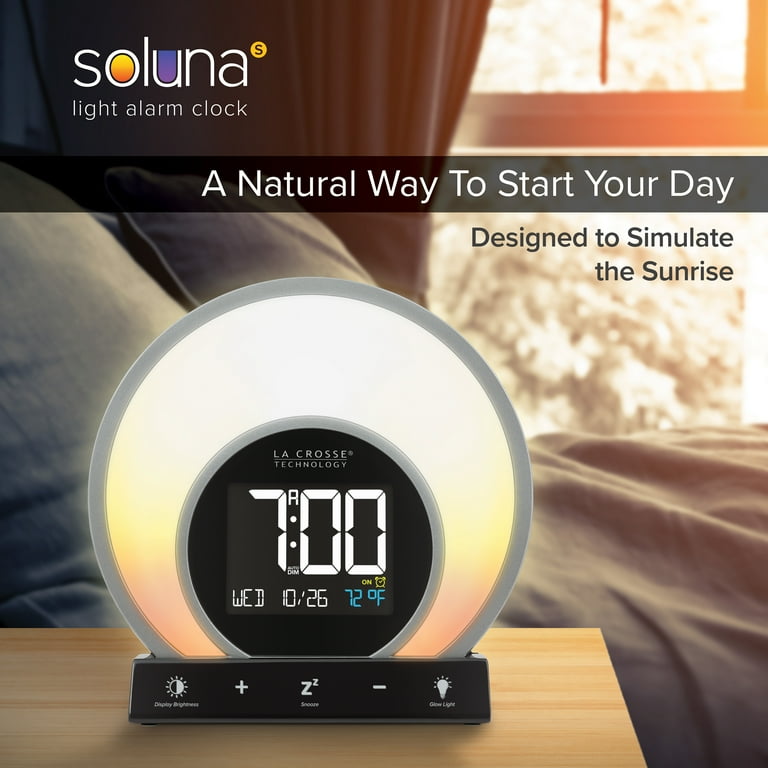 眩暈SIREN 「sunrise-midnight-」 W74146 Soluna S Light Alarm Clock – La Crosse Technology