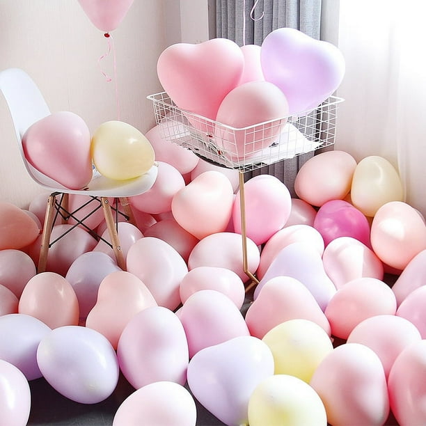 Globo de amor de macarrón para fiesta de bodas, decoración de bodas, propuesta de cumpleaños, diseño de escena, globo de látex con forma de corazón