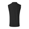 thumbnail image 5 of Yuzhih Men's Cotton Line Tank Tops Lightweight Quick Dry Sleeveless V Neck Shirts Summer Casual Solid Beach Tanks, 5 of 5