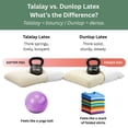 thumbnail image 5 of Organic Textiles Natural Talalay Latex Pillow – Cooling Latex Pillow for Sleeping – Breathable Neck Support Pillow with GOTS Organic Cotton Cover - (Standard, Soft) - Pack of 1, 5 of 10