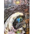 thumbnail image 3 of Marc Chagall "L' Homme on Priere" Newly FRAMED Art Rare Offset Litho Generic, 3 of 3