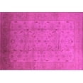 thumbnail image 1 of Ahgly Company Indoor Rectangle Oriental Pink Traditional Area Rugs, 5' x 8', 1 of 4