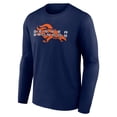 thumbnail image 2 of Men's Navy Denver Broncos Advance to Victory Long Sleeve T-Shirt, 2 of 3