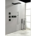 thumbnail image 2 of Clearance! Wall Mounted Waterfall Rain Shower System With 3 Body Sprays & Handheld Shower, 2 of 9