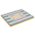 thumbnail image 4 of Mainstays Pink and Green Stripped Canvas Wall Art with Fruit, 4 of 11