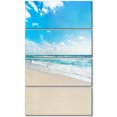 thumbnail image 2 of Plage de Mer contre les Vagues - Impression sur Toile, 2 of 3