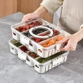 thumbnail image 3 of Contenedor de almacenamiento de alimentos MineSign Divided Snack Box, paquete de 2, 3 of 7