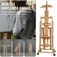 thumbnail image 4 of H-Frame Easel for Painting, Adjustable Art Easel Stand for Canvases(Up to 77 Inch) and Crafts, Foldable Wood Tabletop Easel Set for Adults, Natural, 4 of 7
