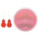 thumbnail image 1 of Agujas de coser Uxcell 0.03" Diámetro 6 tamaños de agujas surtidas con 2 enhebradores y estuche de almacenamiento rosa 30 piezas, 1 of 7