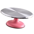 thumbnail image 2 of 10 Inch Revolving Cake Stand, Cake Turntable Cake Decorating Turntable with Silent Bearings for Smooth Frosting and Layered Cakes, 2 of 8