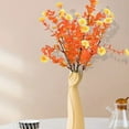 thumbnail image 4 of TIELUTT 1 Pce Fleurs d'Automne Fleurs Extérieures Couleurs d'Automne Fleurs de Chrysanthème Feuilles Boutons de Rose Fleurs Décorations de Mariage pour Réception Intérieur, 4 of 7