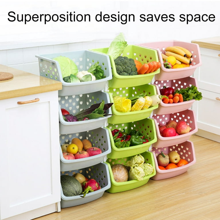 SPRING PARK Kitchen Storage Box Container Clear Plastic Food