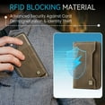 thumbnail image 6 of ELEHOLD Case for iPhone 14 Pro Max, 2-in-1 Detachable Magnetic Leather Wallet Case with RFID Blocking,Coffee, 6 of 8