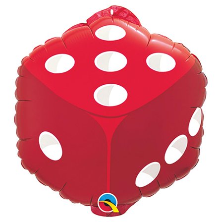 LOONBALLOON Casino Balloons, 18″ DICE