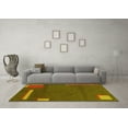 thumbnail image 3 of Ahgly Company Indoor Rectangle Abstract Yellow Modern Area Rugs, 2' x 5', 3 of 4