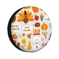thumbnail image 1 of Fotbe Thanksgiving Funda de Llanta de Repuesto con Estampado, Engrosada, Ajuste Universal para Jeep, Remolque, RV, SUV, Camión-16 inch, 1 of 6
