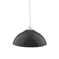 thumbnail image 2 of Semi Circular Ceiling Light Shade Cover Pendant Lampshade Pendant Lights Fixture Black, 2 of 7