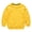 Yellow, variant on WIBACKER 2-10T Kid Girls Boys Cotton Solid Color Long Sleeve Basic Crewneck Sweatshirt Tops