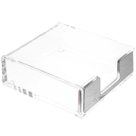 FONDOTIN Clear Notepad Holder Desk Organisation Acrylic 1Pcs