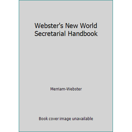 Webster's New World Secretarial Handbook, Used [Paperback]