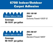 Roberts 6700 Beige Indoor/Outdoor Carpet Artificial Flooring Adhesive 946 ml Solvent Free for Carpet