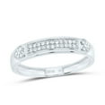 thumbnail image 2 of 10Kt White Gold 1/2Ctw Natural Diamond Nk Round Trio Set, Womens Size: 5 / Mens Size: 11.5, 2 of 3