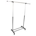 thumbnail image 4 of Adjustable Clothes Rack on Wheels Clothing Garment Rack with Shoe Shelf, 4 of 9
