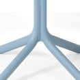 thumbnail image 5 of WestinTrends Playa 31.5" Round Plastic Outdoor Patio Dining Table for 4, French Blue, 5 of 14