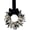 White, variant on Mini Halloween Wreath, 8.6 Inch Artificial Black Grapevine Wreath with Velvet Bow for Cabinet, Window, Wall and Tabletop Gothic Decor