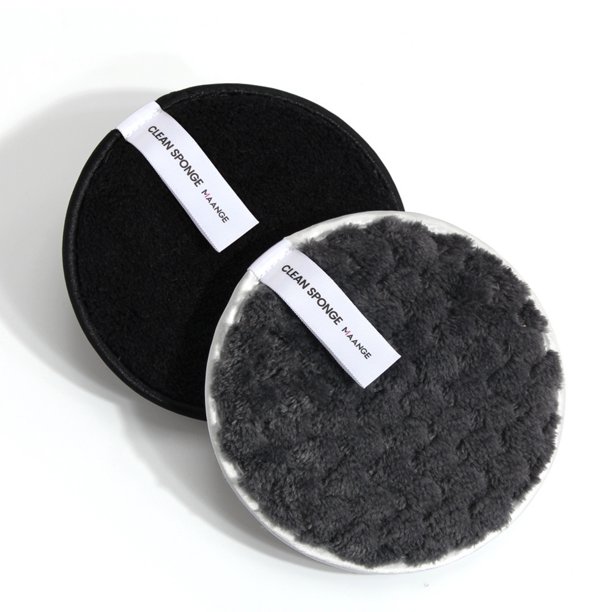 Ygjytge 2 Unids/Pack Almohadilla Desmaquillante De Doble Cara Almohadillas De Esponja Para Lavar La Cara (Azul) Ygjytge Para estrenar