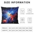 thumbnail image 5 of Chilfamy Star Cluster Nebula Pillow Cushion Covers for Sofa Couch Bedroom Car Chair Home Decor Pillow Case 1PC 18x18in, 5 of 5