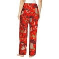thumbnail image 3 of Fotbe Mushroom Women's Pajama Pants,Sleepwear Pants,Pj Bottoms Drawstring And Pockets-XX-Large, 3 of 9