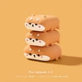 thumbnail image 2 of Funda de dibujos animados para Airpods, funda de silicona para auriculares, funda protectora inalámbrica Bluetooth para AirPods Pro 3, carcasa cómoda, perro Corgi, 1, 2 xuanjing  unisex, 2 of 2