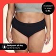thumbnail image 3 of Thinx for All Women's Comfort Brief Leakproof Period Underwear, S-XL, Black, 3 of 12