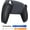 Classic Gray & Dark Gray, variant on eXtremeRate Black Performance Rubberized Grip Custom White Back Housing Bottom Shell Compatible with ps5 Controller, Replacement Back Shell Cover Compatible with ps5 Controller