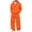 AR30_Orange, variant on Resicozy Mens Activewear Two Piece Outfit Full Zip Hoodie with Long Pants Tracksuit Coffee M