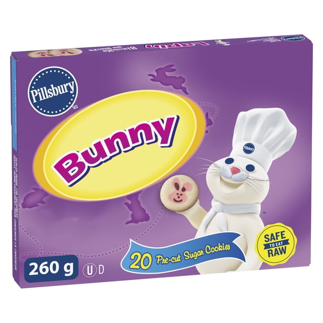 Pillsbury Ready to Bake Bunny Pre-Cut Sugar Cookies