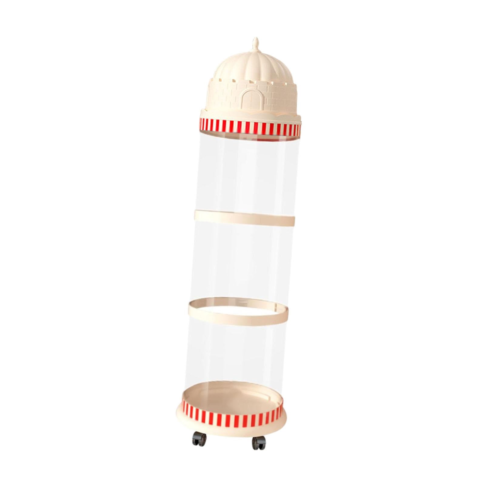 Stuffed Animal Cage Plush Toy Organizer Vertical Holder Space Saving PP Durable Material for Nursery Playroom Kids Room