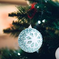 YIMWNYI Decorative Ornaments Christmas Balls, High End Hanging Balls, Festive Ambience, Exquisite Decoration, Winter Theme Ornaments, Party Decor, Elegant Christmas Decor