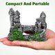 thumbnail image 5 of unbranded Acuario Castillo Piedra Compuesta Multicolor Estético Y Duradero, 5 of 6