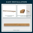 thumbnail image 5 of Mantels Direct Dakota 48 Inch Golden Pecan Floating Pine Wood Fireplace Mantel Shelf, 5 of 10