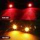 thumbnail image 4 of LED Motorcycle Mini Turn Signal light Red Brake lamp DRL Flashing Indicator Bullet clignotant moto For Honda for cafe racer 12V, 4 of 5