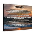 thumbnail image 5 of Scripture Walls  The Lord Reigneth Psalm 93 Bible Verse Canvas Christian Wall Art Ready to Hang Unframed, 5 of 10